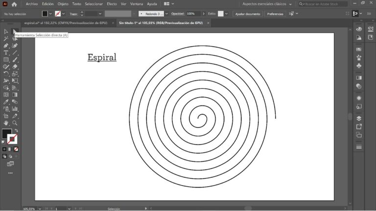 Domina Illustrator: Crea un Espectacular Espiral en Solo Pasos