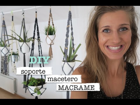 Crea encantadores maceteros de macramé en simples pasos
