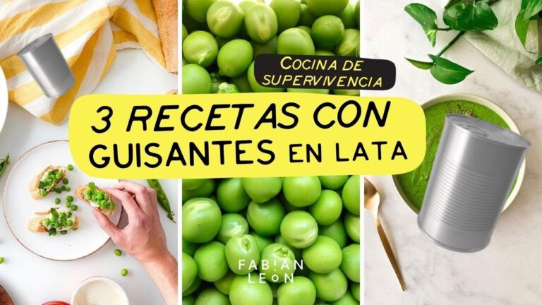 Consejos para preparar guisantes en conserva fácilmente