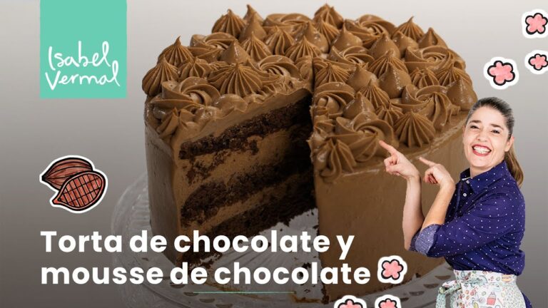Delicioso postre: aprende a hacer torta de mousse de chocolate
