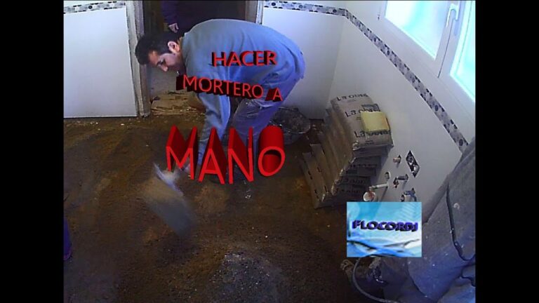 Aprendiendo a dominar el arte del mortero semiseco en solo 5 pasos