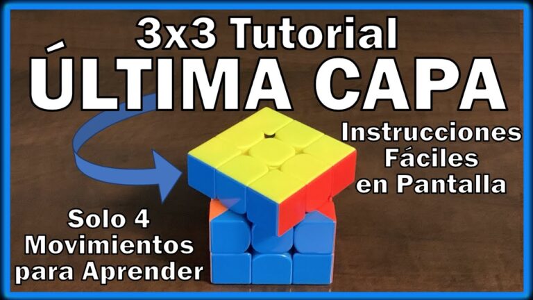 Descubre c&oacute;mo llegar a la &uacute;ltima capa del cubo de rubik en solo minutos