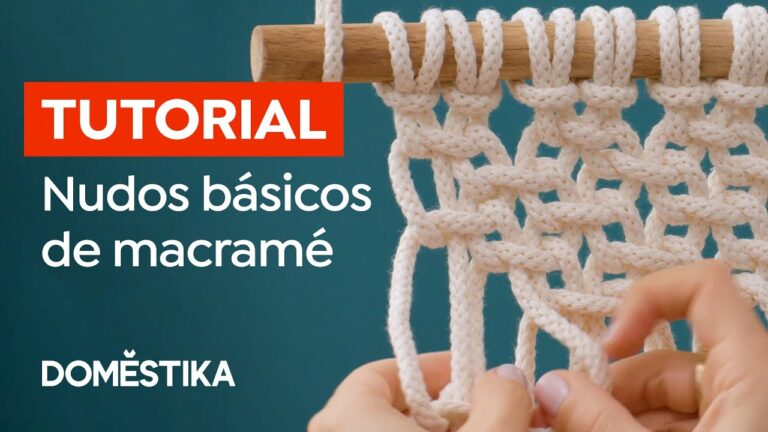 Aprende a hacer tejidos macramé: el arte de crear con nudos