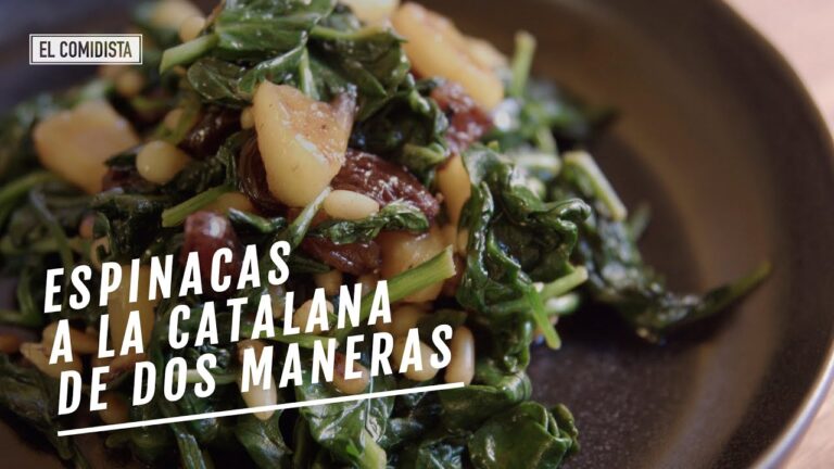 Descubre cómo hacer espinacas a la catalana: una receta deliciosa en solo minutos