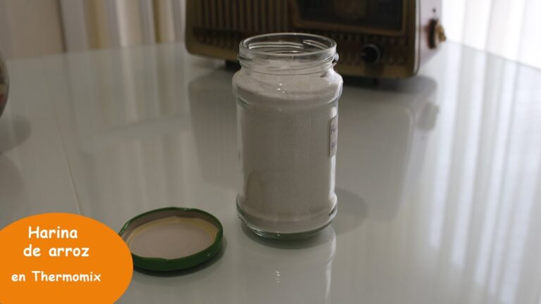 ¡Aprende a crear harina de arroz sin complicaciones con Thermomix!