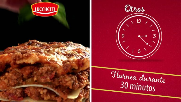 Prueba la mágica lasaña precocida: aprende cómo hacerla en solo minutos