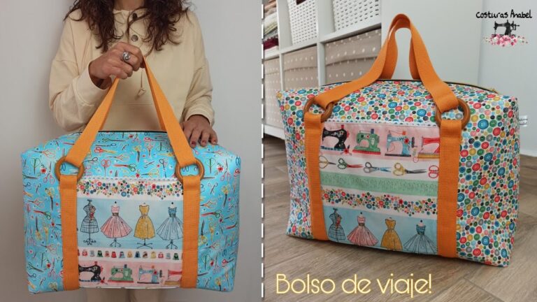 Viaja con estilo: Aprende a hacer tu propia bolsa de tela
