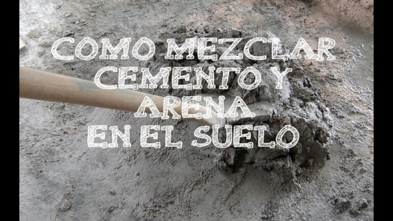 Descubre cómo hacer mortero para suelo y transforma tu hogar