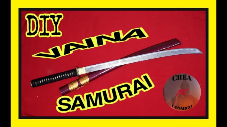Aprende a hacer una vaina personalizada para tu espada