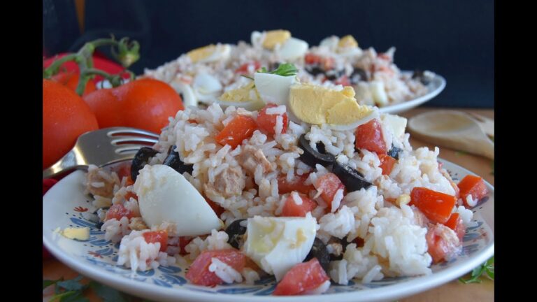 Delicioso y sencillo: Cómo hacer ensalada de arroz con atún en casa