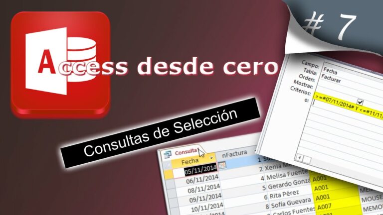 Descubre cómo hacer una consulta de selección eficiente en Access: paso a paso
