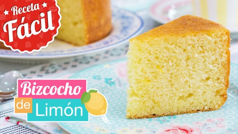 Delicioso bizcocho de lim&oacute;n: aprende c&oacute;mo hacerlo f&aacute;cilmente