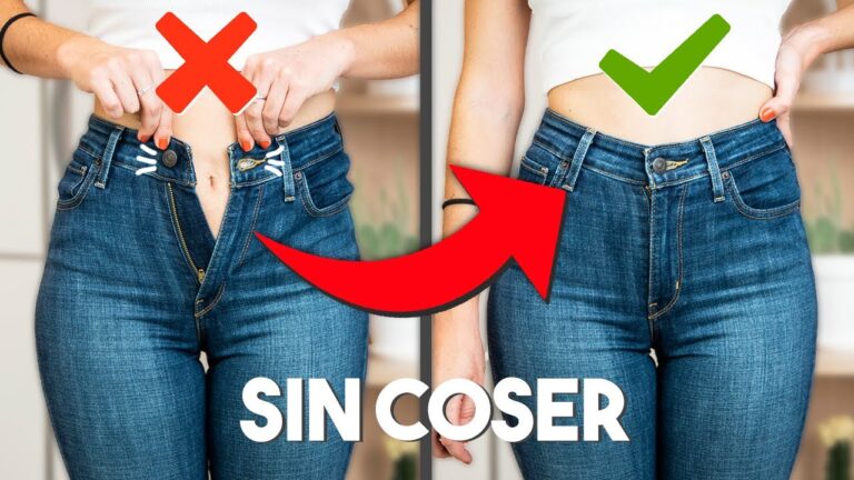 Truco fácil para hacer más ancha la cintura de tus pantalones