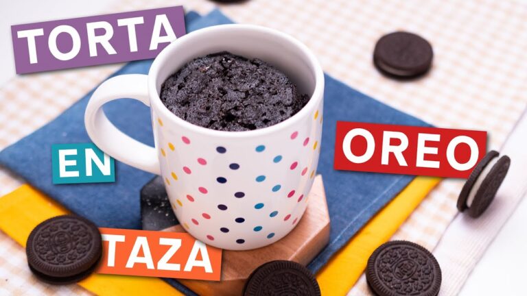 Delicioso y rápido: bizcocho de Oreo en taza