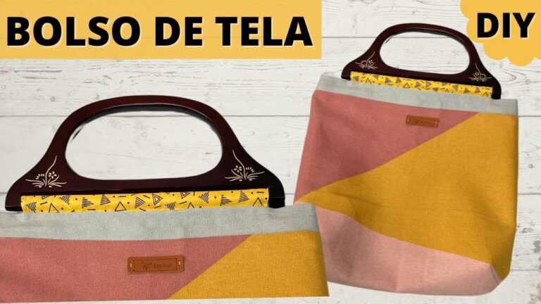 Descubre cómo crear un bolso único con asas de madera