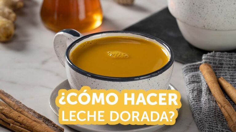 Descubre la receta casera para hacer leche dorada y potenciar tu salud