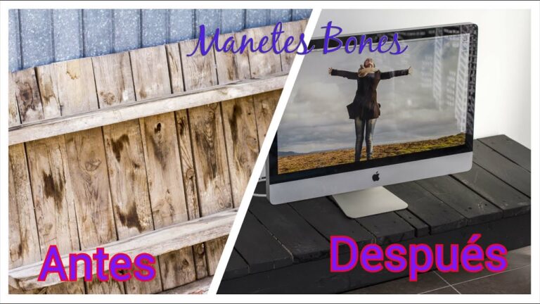 Descubre c&oacute;mo hacer una moderna mesa para TV utilizando palets
