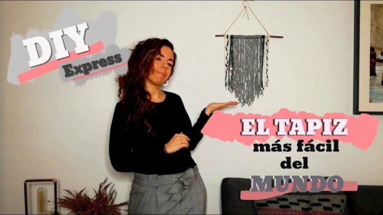 Descubre c&oacute;mo hacer un tapiz f&aacute;cil: trucos y consejos