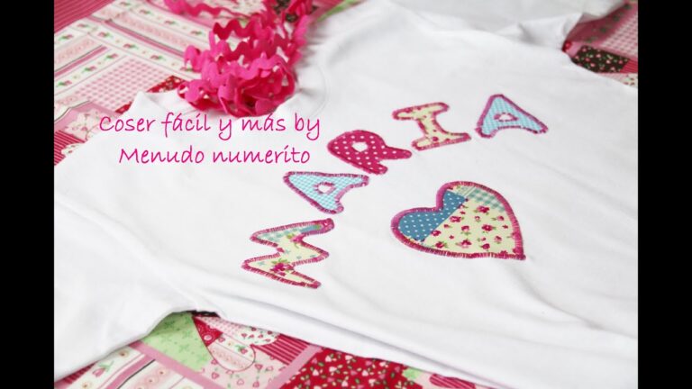 Descubre cómo crear letras en tela para personalizar tus camisetas