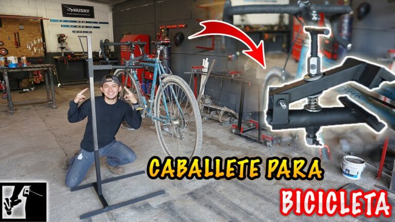 Descubre cómo hacer un práctico caballete para bicicleta con facilidad
