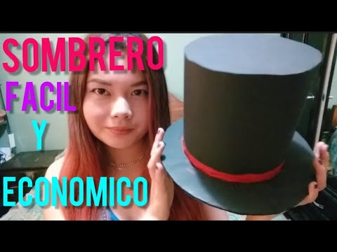 Increíble: Crea un sombrero de copa con cartulina en minutos