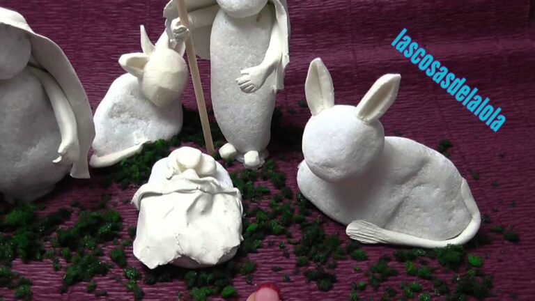 Convierte piedras en obras de arte: aprende a hacer un belén único