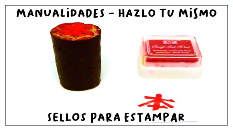 ¡Descubre cómo hacer un tampon para estampar y crea tus diseños únicos!