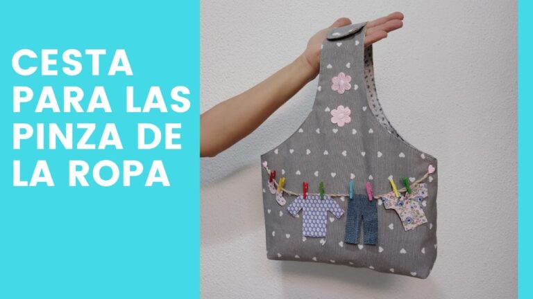 Aprende a crear un cesto para pinzas de ropa en 5 sencillos pasos